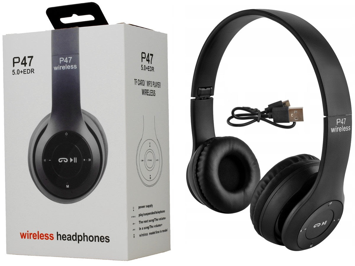 P47 Wireless Headphones | Foldable Headset