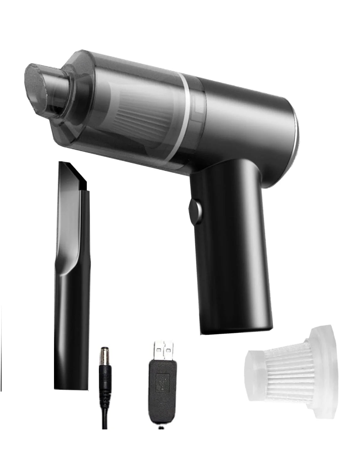 2 in 1 Wireless Portable Vacuum Car Cleaner | Car Vacuum Cleaner