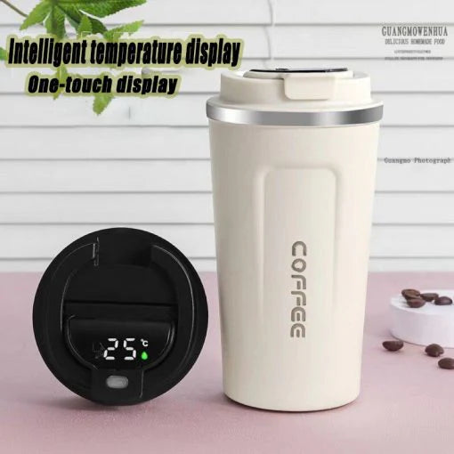 Smart Temperature Coffee Mug - 17oz | Insulated Stainless Steel Mug