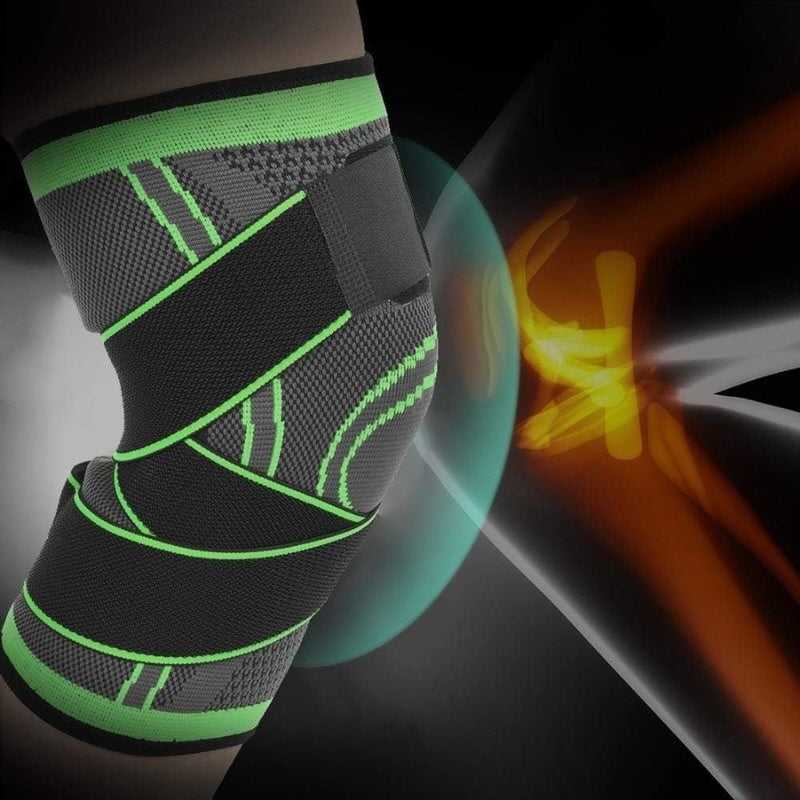 Adjustable 3D Knee Support Band | Pressure Weave Brace for Men & Women