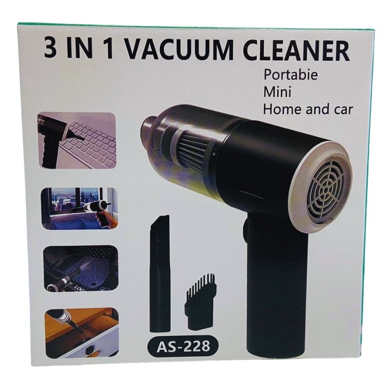 3 In 1 Portable Vacuum Cleaner Duster Blower | Air Pump