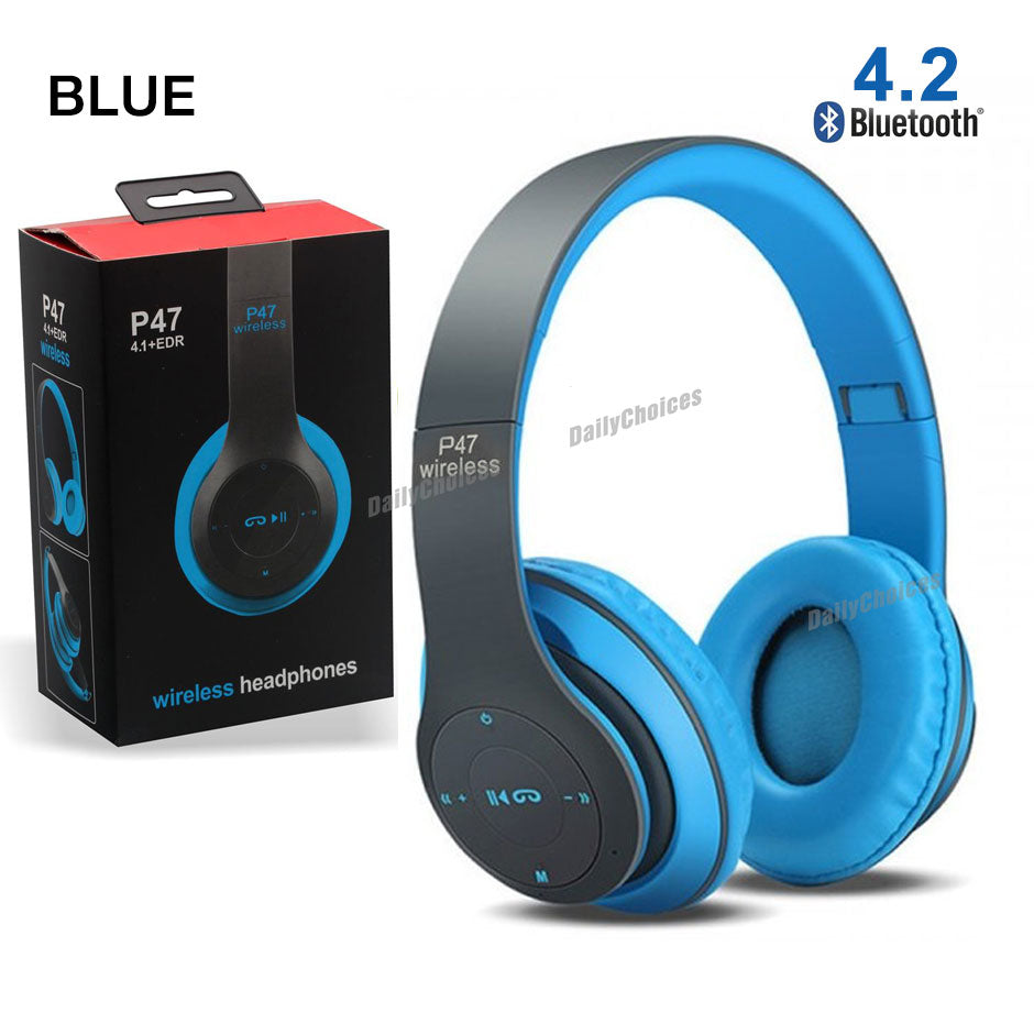P47 Wireless Headphones | Foldable Headset