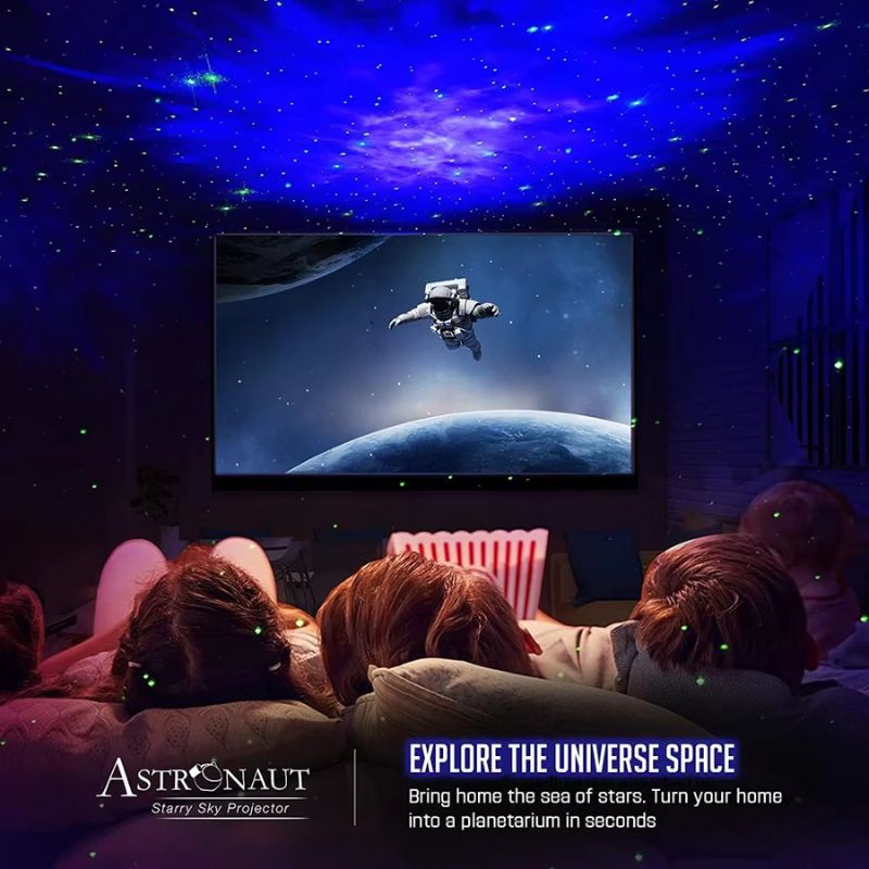 Astronaut Star Projector Night Light