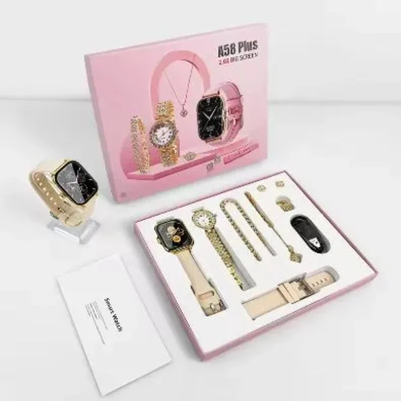 A58 Plus 6-in-1 Smartwatch for Women | Perfect for Gift