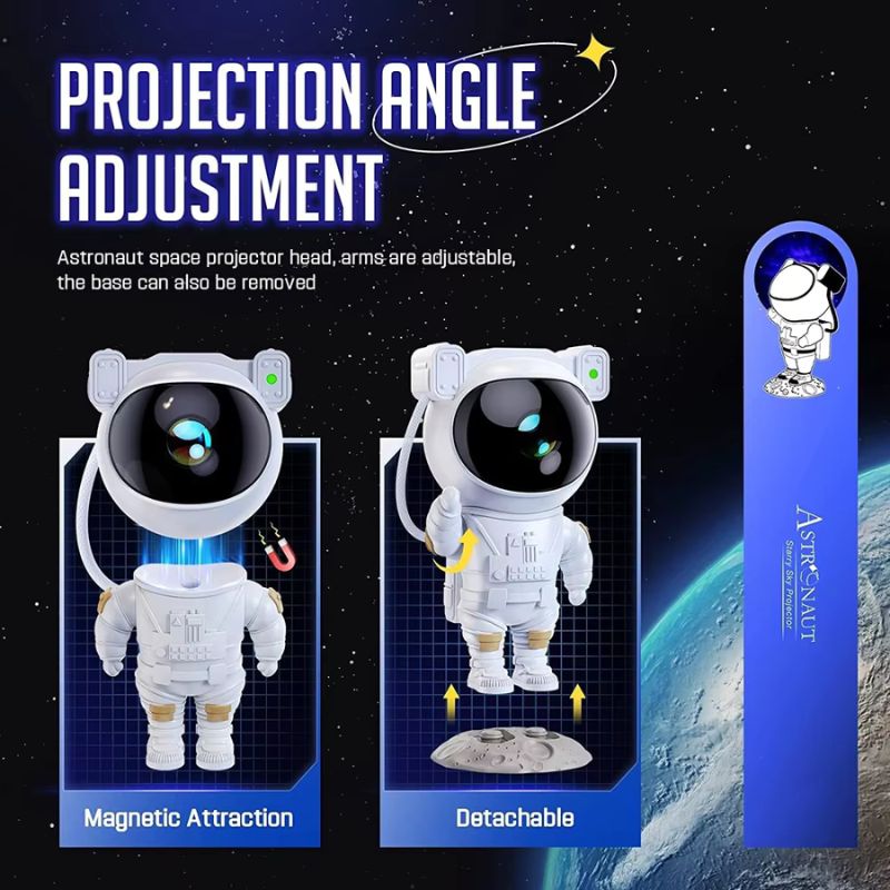 Astronaut Star Projector Night Light
