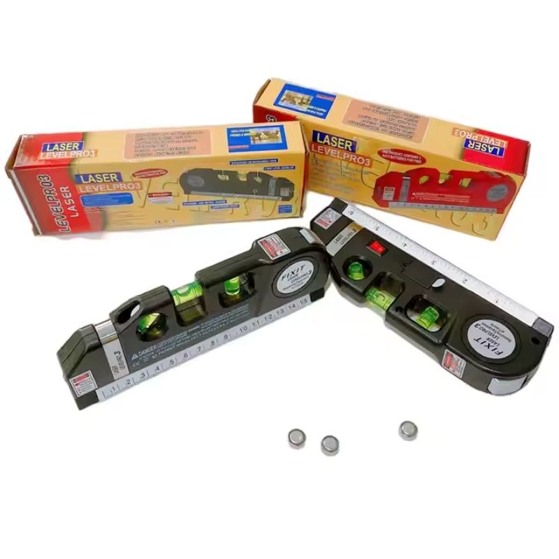 Laser Level Pro 3 Laser Vertical Measuring Tape Metric Rulers