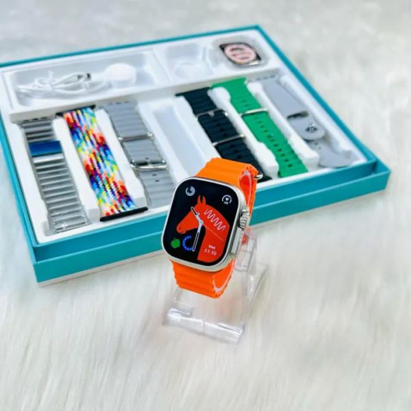 Y60 Smart Watch Ultra (7+1) | Sports Edition | Full Touch Display | Heart Rate | Sleep & Fitness Tracker