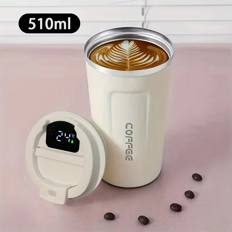 Smart Temperature Coffee Mug - 17oz | Insulated Stainless Steel Mug