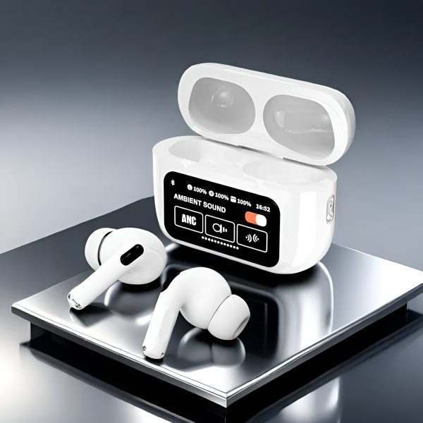 Airpods X Pro White ANC Fifth Generation + Smart Screen