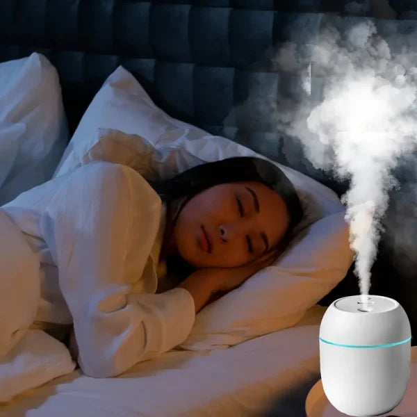 Portable Air Humidifier With Warm Led Outline