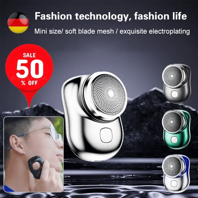 Mini Electric Razor for Men | Portable USB Rechargeable Shaver