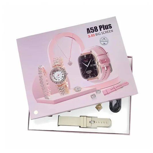 A58 Plus 6-in-1 Smartwatch for Women | Perfect for Gift