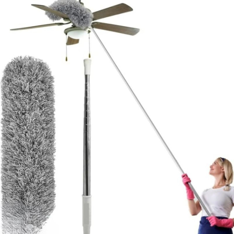 Extendable Microfiber Duster with Long Telescopic Handle