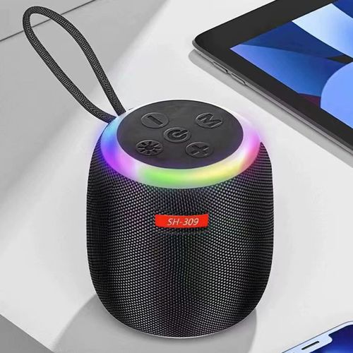 SH-309 Mini Wireless Bluetooth Speaker | Portable Outdoor Speaker | RGB Night Light