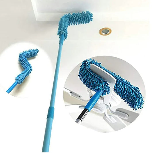 Flexible Micro-Fiber Duster With Telescopic Stainless Steel Handles