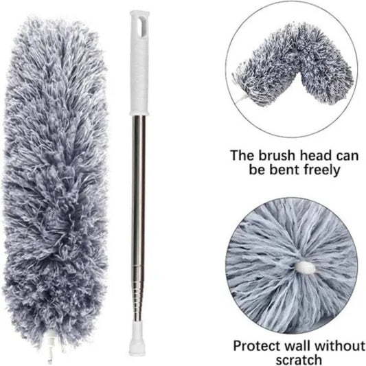 Extendable Microfiber Duster with Long Telescopic Handle