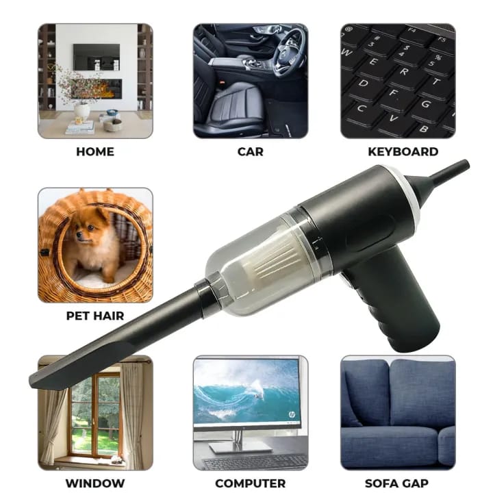 3 In 1 Portable Vacuum Cleaner Duster Blower  | Air Pump