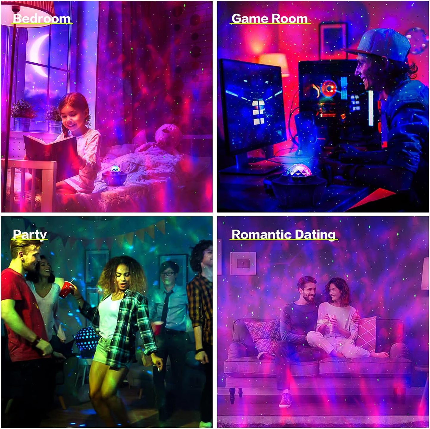A7 LED Starry Projection Light | with Remote Control