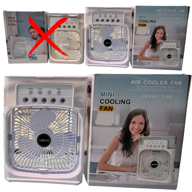 10 Inches | Large Size Portable Air Conditioner Fan