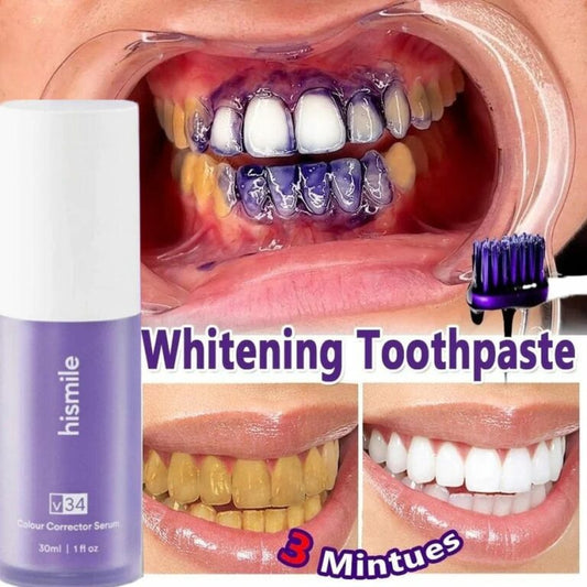 Hismile v34 Color Corrector Serum | Instant Teeth Brightening Solution