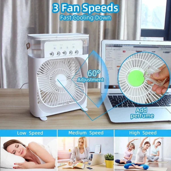 10 Inches | Large Size Portable Air Conditioner Fan