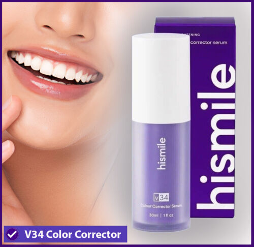 Hismile v34 Color Corrector Serum | Instant Teeth Brightening Solution